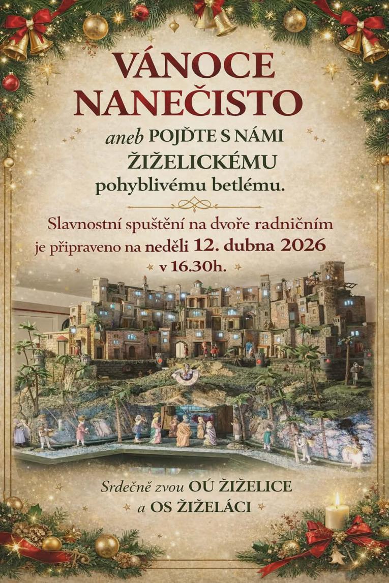 slavnostní spuštění betlému